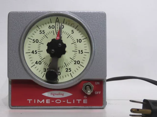 Temporizador Ampliador de Cuarto Oscuro Time-O-Lite Master Modelo S-72 Vintage 500W