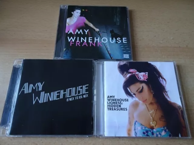 3 CD Set Amy Winehouse: Frank + Back to Black + Hidden Treasures