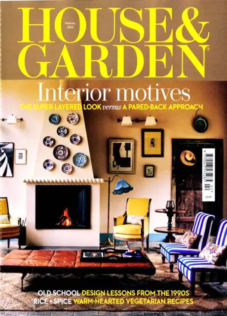 House & Garden Magazine February 2024 ~ New ~