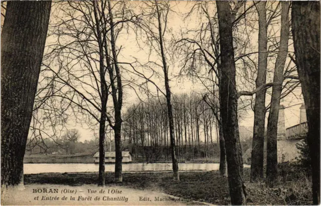 CPA Boran - Vue de l'Oise et Entree de la Foret de Chantilly (1032497)