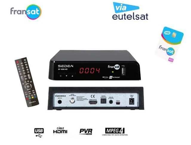 Récepteur Satellite HD SERVIMAT Armis III + Carte TNTSAT V6 - Kit Complet Camping-Car 12V