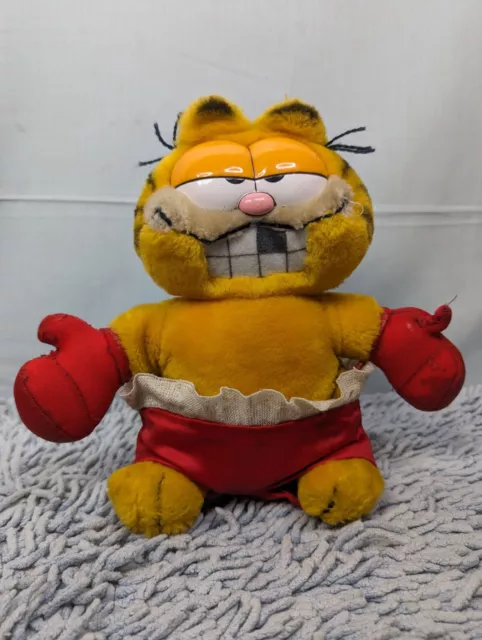 Vintage - Garfield - Boxing - Missing Tooth - Boxer Plus - 80s