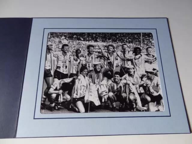 Coventry City Fc Highfield Road End Of An Era Ufficiale 1987 Fa Cup Foto/Montaggio