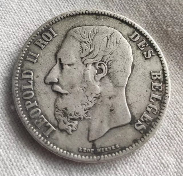 Léopold II 5 Francs 1870