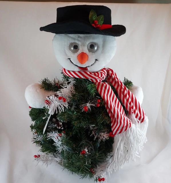 AVON ANIMATED 18& Singing Dancing Lighted Christmas Tree Snowman Tested