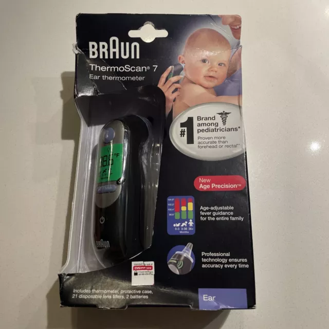 Braun ThermoScan 7 Infrared Digital In Ear Thermometer-IRT6520 Nib