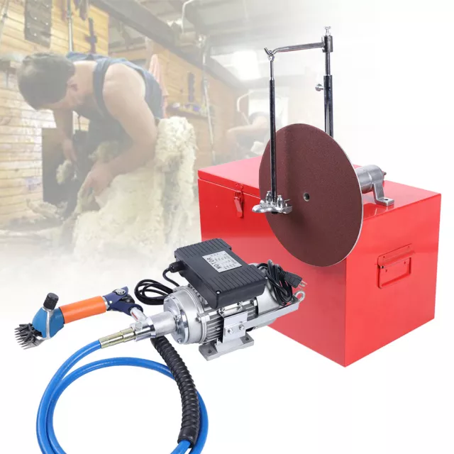 360° Rotate Professional Cattle Sheep Goats Animal Haircut Grinding Trimmer 320W