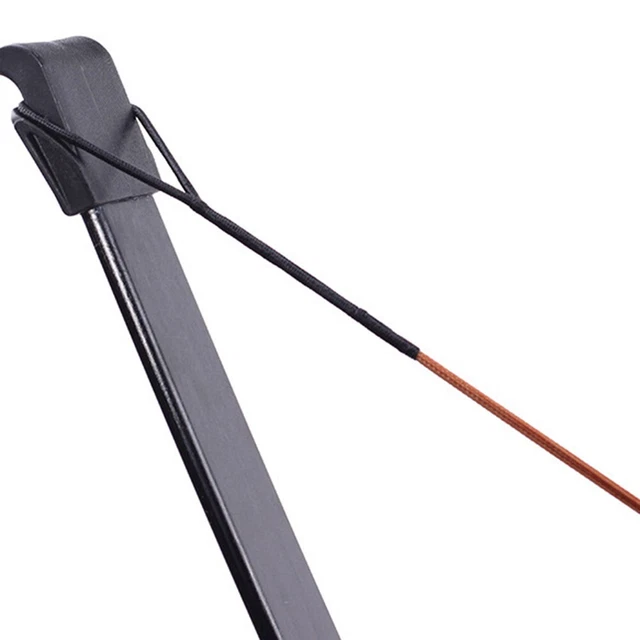 PATIKIL Corde d'arc Recurve, Cordes d'arc de Tir à l'arc de Remplacement 14 Brins pour Arc Long Universel, Noir AMO 66 (Réel 62