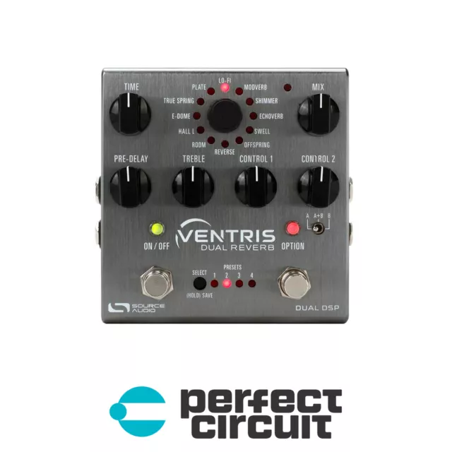 Source Audio Ventris Dual Reverb Guitar Pedal EFFECTS - USED - PERFECT CIRCUIT