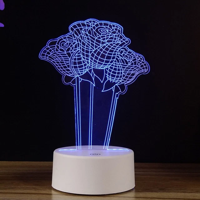 Starry Flamingos LED Square Night Light - Small And Bright Square Shaped Bedroom Bathroom Hallway Compact Plug In Nightlight Auto On Off Sensor