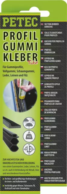 PETEC Profilgummikleber 70ml gelblich-transparent 93870