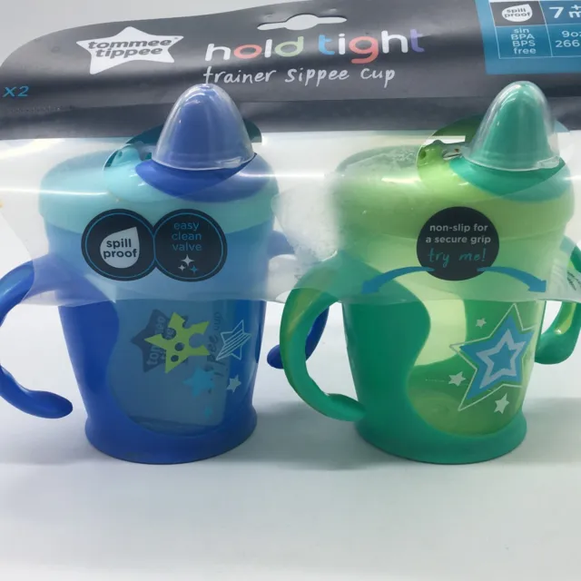 Tommee Tippee Hold Tight Trainer Sippy Cup 7+ Months 2 Count