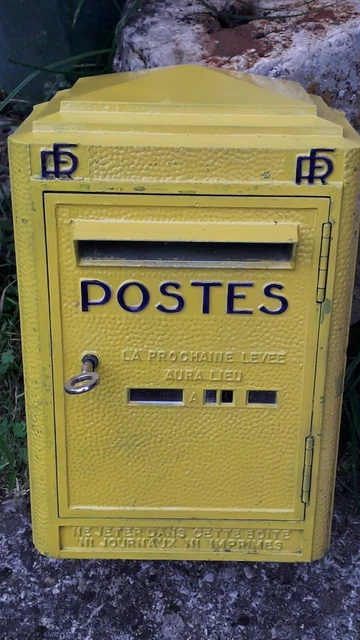 BOITE LETTRE POSTE PTT briefkasten 1952 facteur postes postier EUR 390