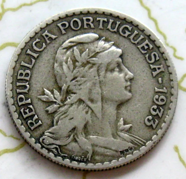 Coin Guinea 1Esc 1933 Vf 177