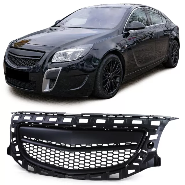 Kühlergrill Sport Grill ohne Emblem OPC Schwarz für Opel Insignia 08-13