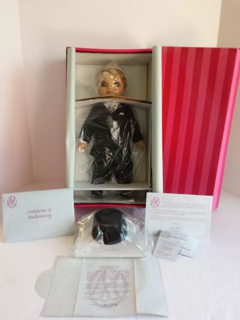 Nib Never Removed From Box Marie Osmond Adora Beau Groom 15" Doll With Coa #1149