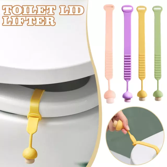 Toilet Lid Lifter Seat Handle Holder Toilet Lid Lift Tool FlapperBath Fast