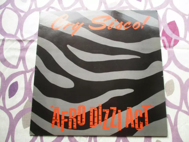 Cry Sisco Afro Dizziact Original 1988 Escape Records Uk 3 Track 12" Vinly Single