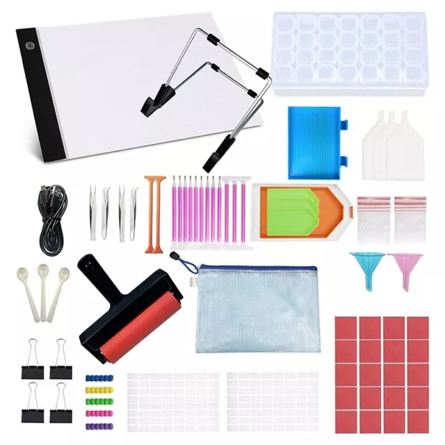 Painting Tools and Accessories Set with Lamp Pad Suitable for  and Box6442