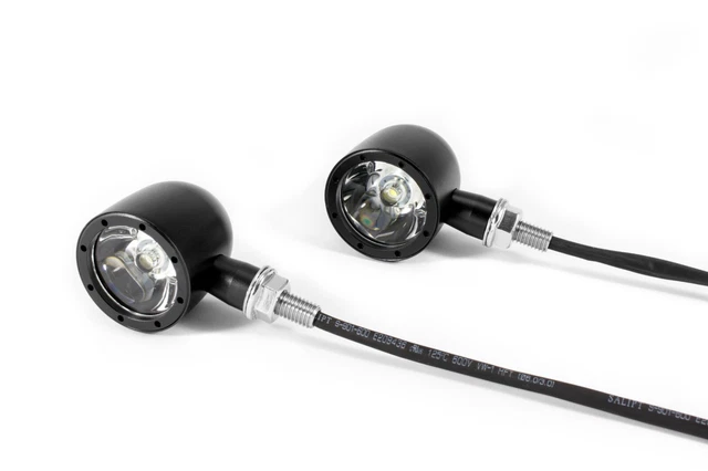Clignotants LED Pour Moto - Étanches - 12V - 2W - Coque ABS - Compatibles Avec La Plupart Des Motos Et Scooters - 6