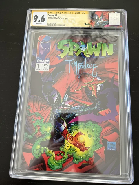 Spawn #1 CGC 9.6 SS Signed by creator, writer, artist Todd McFarlane🔥⚡️