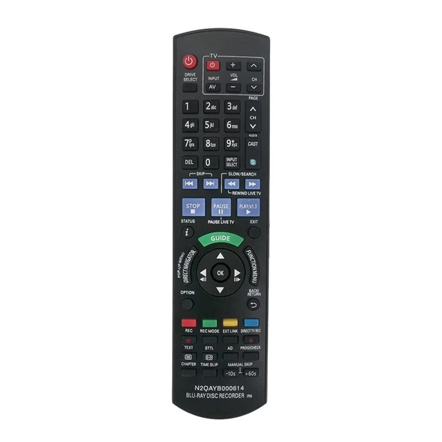 Telecomando di ricambio N2QAYB000780 per Panasonic HDD Box VCR TV DVD Recorder DMR-HWT130 DMRHWT230 DMRHWT230EB DMR-HWT230EB