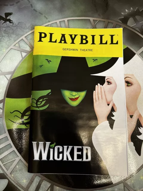 Wicked Playbill 20th Anniversary New York City Gershwin Theatre