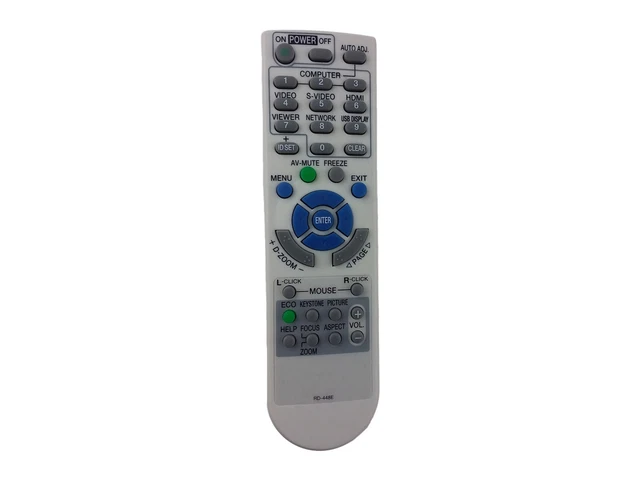 azurano Télécommande de remplacement compatible avec NEC RD-448E, 7N900921, RMT-