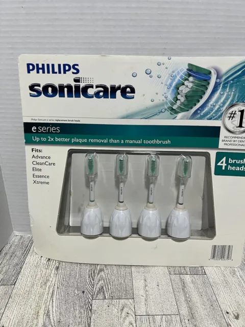 Paquete de 4 cabezales de cepillo de dientes de repuesto Philips SONICARE serie e
