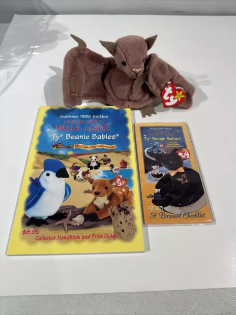 TY'S BEANIE BABIES Summer 1998 Value Guide 2000 Pocket Planner & Batty ...