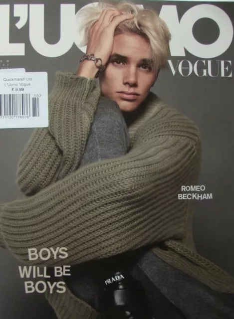 Romeo Beckham John Waters L'Uomo Vogue Boys Will Be Boys February 2021 New