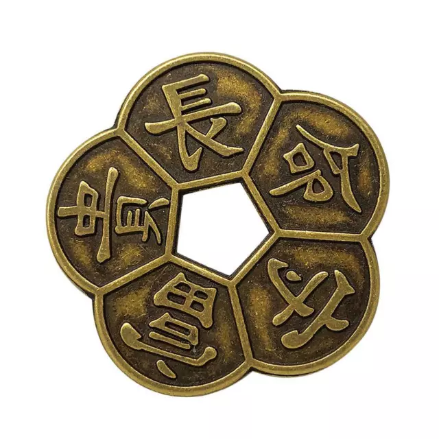Chinese Lucky Coin  Plum Blossom Money Feng Shui