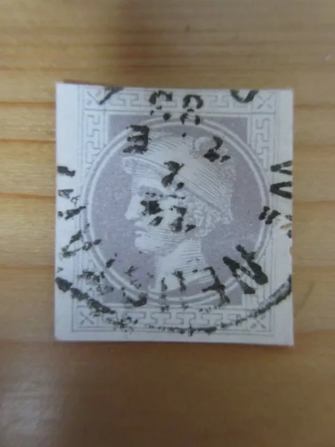 #066 1867  Zeitungsmarke Merkurkopf  MiNr. 42 II  1 Kreuzer Gestempelt