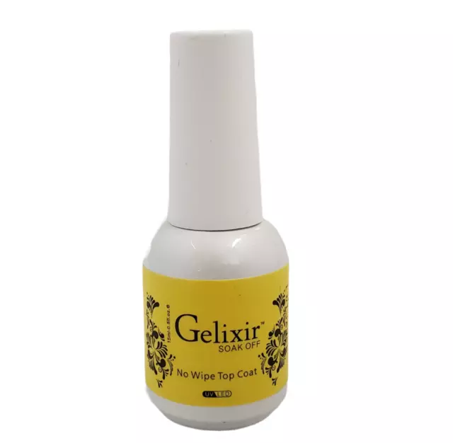 GELIXIR - Remojo de gel - Base y sin limpieza - 0,5 oz / 15 ml 2