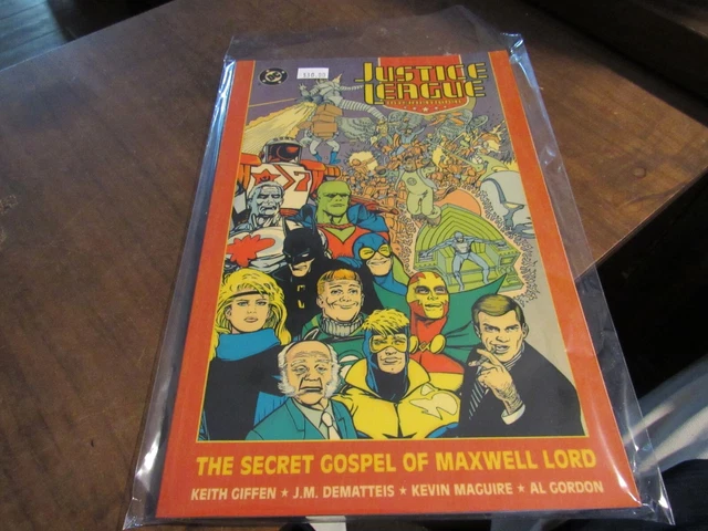 Justice League International the Secret Gospel of Maxwell Lord Graphic Novel TPB