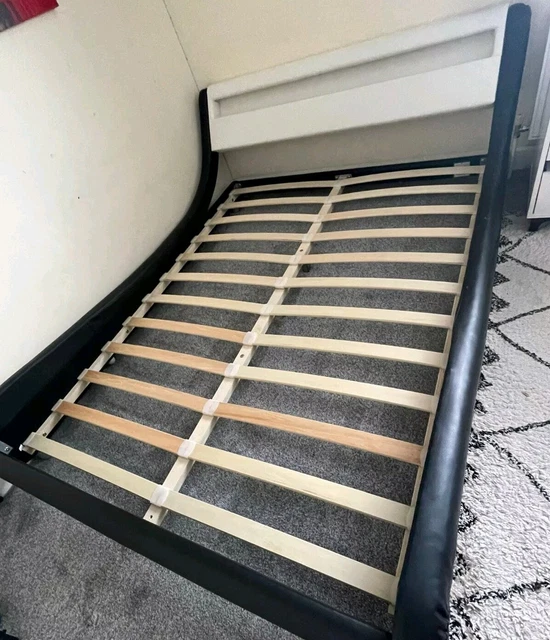 DOUBLE BED FRAME With Led Lights £45.00 PicClick UK