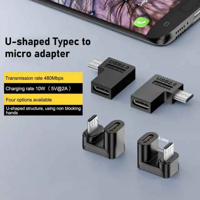 USB Male adapter Type-C to micro Female converter charging transfer a Prof