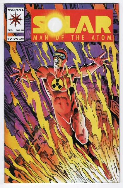 Solar Man Of Atom  #18  (Valiant 1991)   Vf-Nm