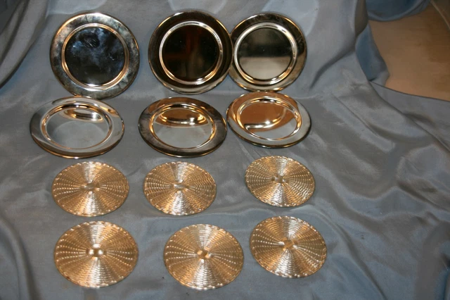 Dessous verre métal argenté - Arts de la table