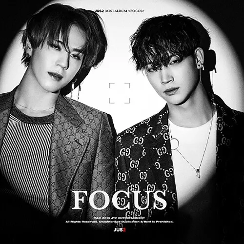 GOT7 JUS2 [FOCUS] 1st Mini Album RANDOM CD+Buch+Lyrics+2p Karte SEALED