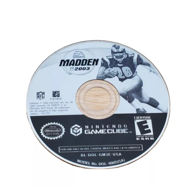 Madden NFL 07 (Nintendo GameCube) Disc Only