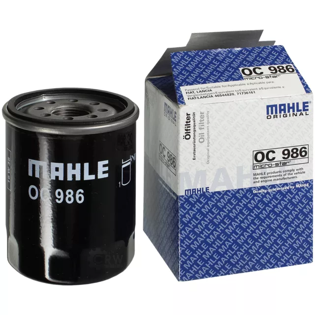 Originale MAHLE/KNECHT Filtro Olio OC 986 Oil