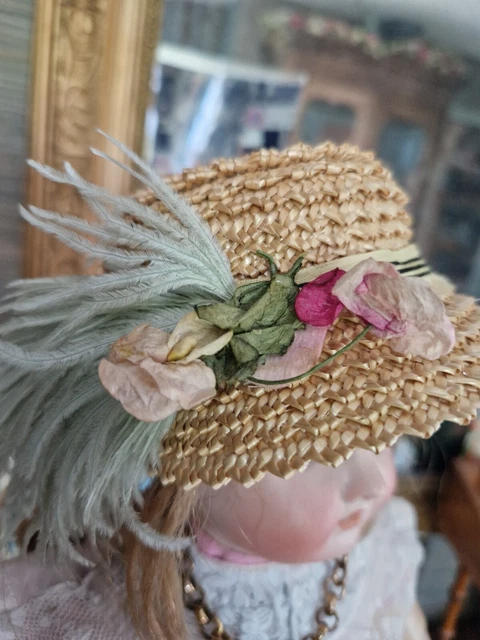 Chapeau De Poupee Ancienne Jumeau Sfbj Allemandes