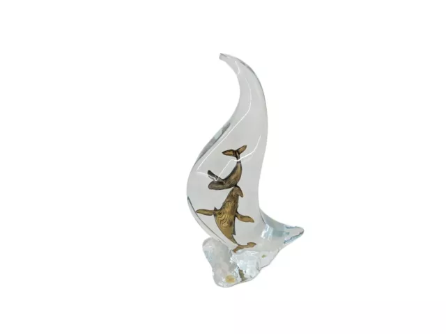 Wyland 1999 Humpback Realm Lucite Sculpture 380/2000 *READ* Wyland 1999 Humpback Realm Lucite Sculpture 380/2000 *READ*