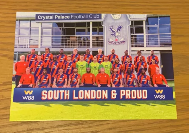 Crystal Palace Fc Signed Official 2021/22 Team Photo