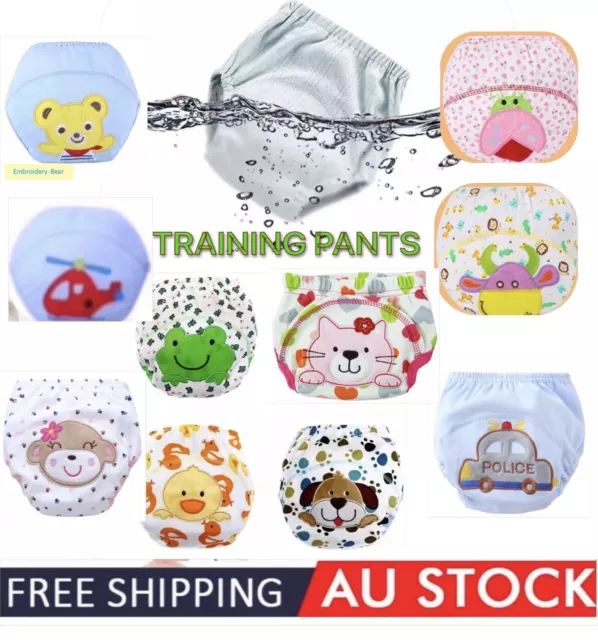 Baby Boys Girls toddler Toilet Training Pants Reusable Diapers leak proof Nappy