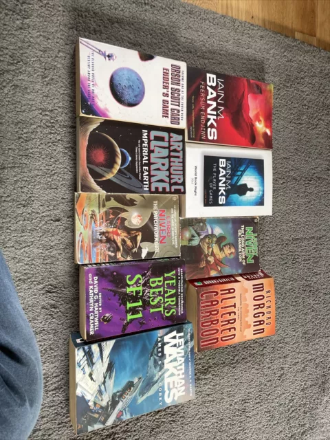 science fiction books job lot bundle