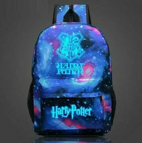 School Student Backpack Harry Potter Hogwarts Luminous Book Bag Cosplay Gift