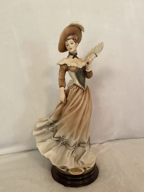 Giuseppe Armani Italy Porcelain Lady Vanessa Sculpture Statue Art 0347C