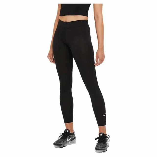Nike Women's One Luxe Black Mid-Rise Training Leggings (AT3098-010) Size XL  NWT